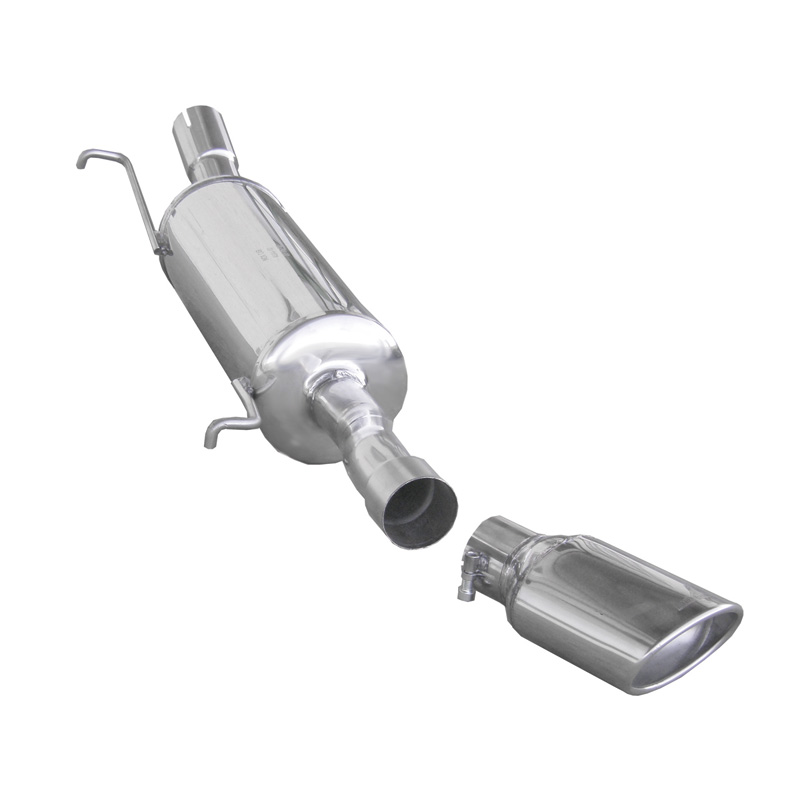 100% RVS Sportuitlaat  Audi A4 B5 1.8 1994-1999 120x80mm