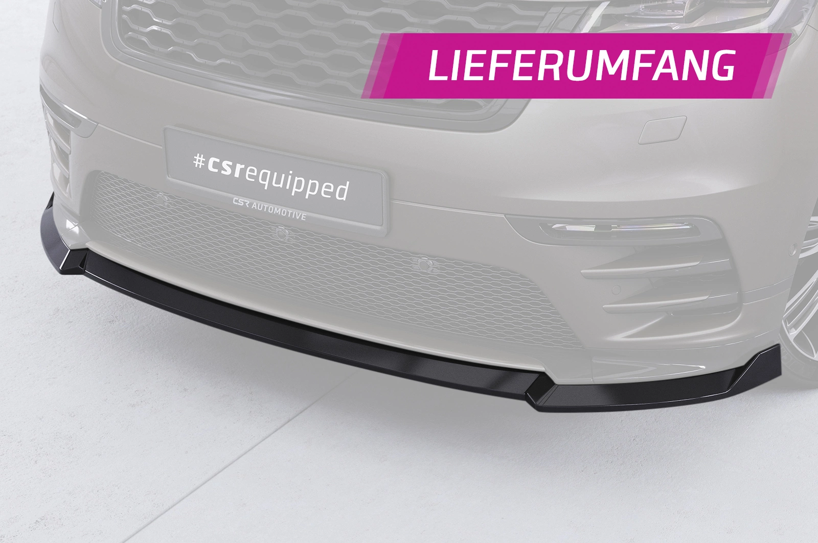 Voorspoiler Land Rover Range Rover Velar Glans Zwart (2020-)