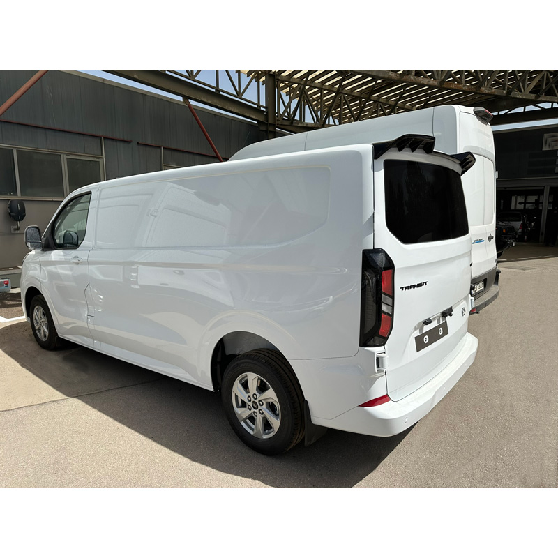 Dakspoiler V.2  Ford Transit Custom (V710) 2023- & Volkswagen Transporter T7 2024- (met achterklep) (PU)