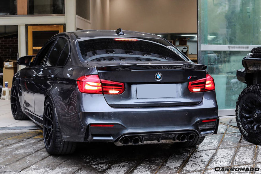 BMW M3 F80 / 3 Series F30 F35 VRS Style Carbon Fiber Spoiler 2014-2020