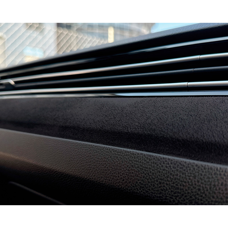 Foliatec Cockpit Designfolie Panther Wrap (Alcantara-Look) - Zwart - 75x140cm