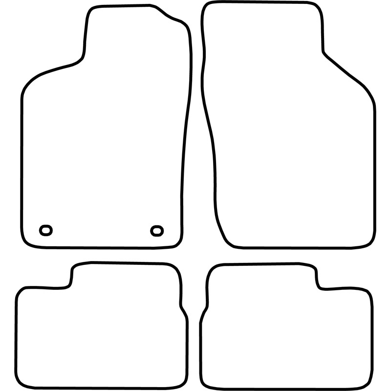 Automatten Velours  Opel Vectra A 1988-1995 / Calibra A 1990-1997