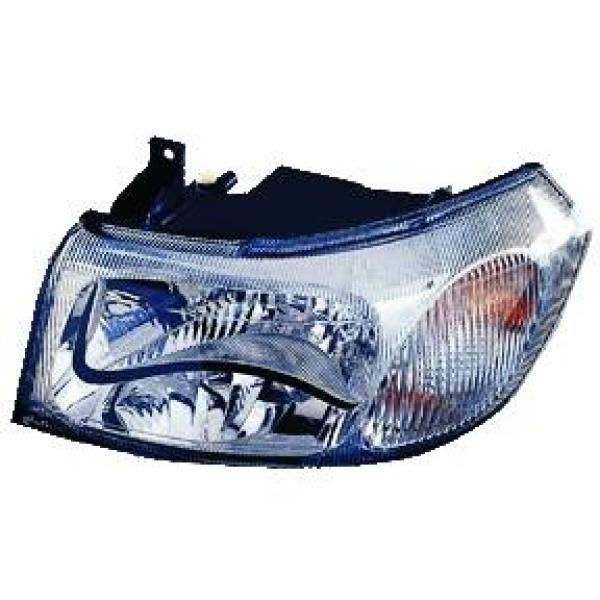 Koplamp links TRANSIT 00-06 DEPO/MET Chroom RAND