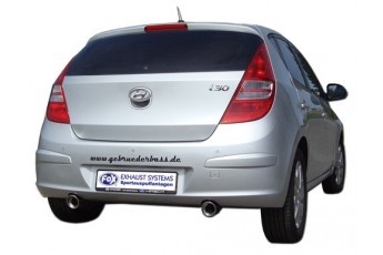 Hyundai i30 - Korea Einddemper - 1x90 Typ 17 rechts/links FOX