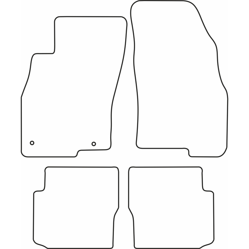 Automatten  Fiat Punto Evo (3 deurs) 2009-2014