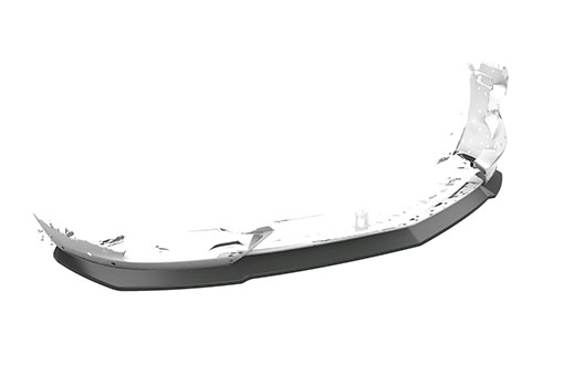 Voorspoiler Mercedes Benz SLS AMG (197) CSR Glans Zwart
