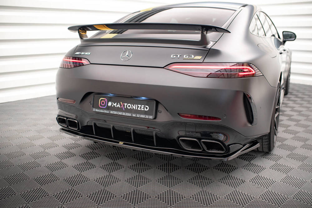 Diffuser Mercedes AMG GT63 Aero pack Maxton Glans Zwart