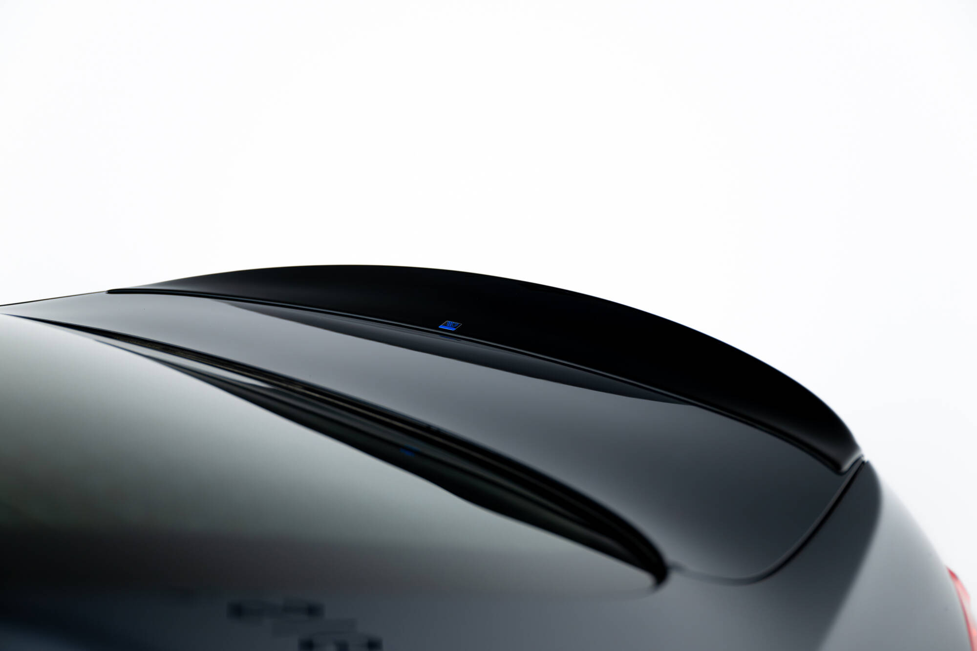 Spoiler CSL Look BMW 5 Sedan F10 / F10 Facelift Maxton Glanzend zwart