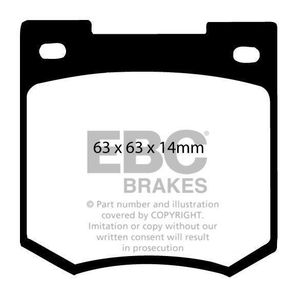 EBC Brakes TALBOT Avenger 1.6 79-82 Remblokken voorzijde greenst