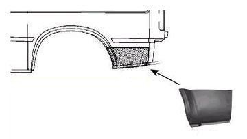 eindplaat, KWB, links, 09/1991-Ford Transit, 1986-1994