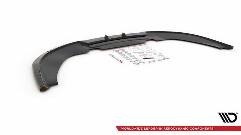 Voorspoiler Audi RS4 B7 V.2 Glanzend Zwart
