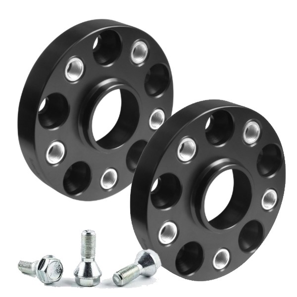 Spoorverbreders Audi 5x112 57,1 M14x1,5 30mm zwart