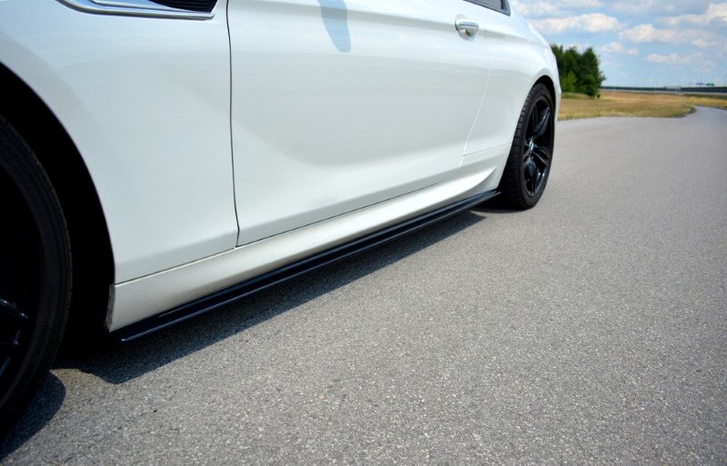 Zijskirts Diffusers BMW 6 F13 M-PACK Glanzend Zwart