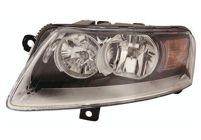 koplamp, H7+H15, elektr verstelb, incl stelmotortje, links Audi