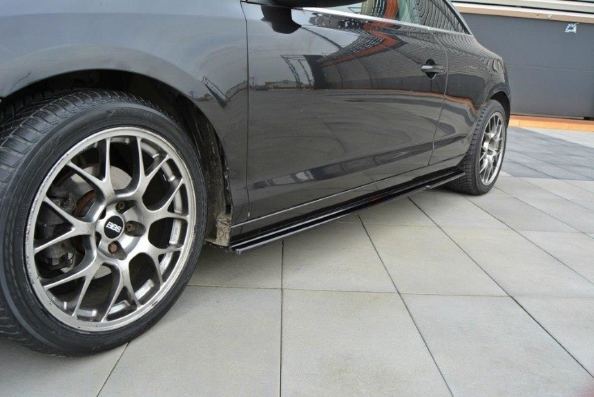 Zijskirts Renault Laguna Maxton Design glans zwart