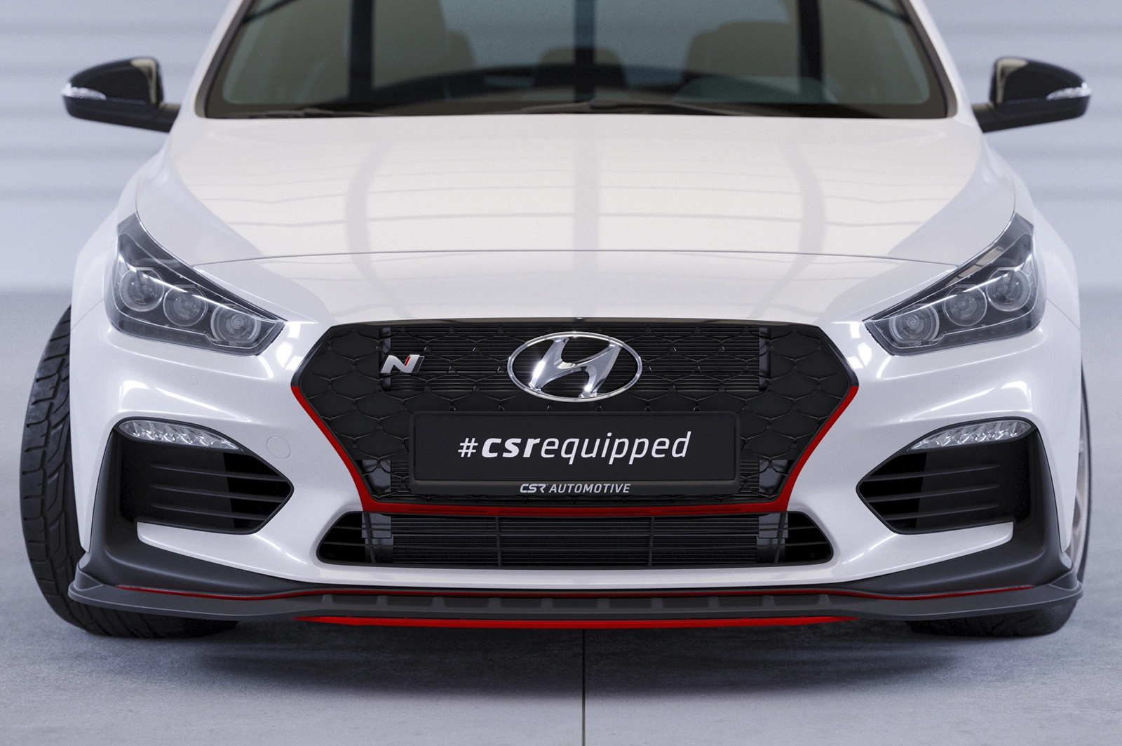 Voorspoiler Hyundai I30 (PD) N/N-Line glans zwart – 2017–08/2020