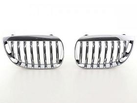 Grill BMW 1er Typ E87 Bj. 05- chroom zwart