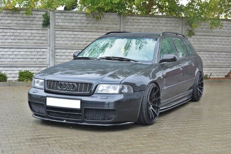 Voorspoiler Audi S4 B5 Glanzend Zwart