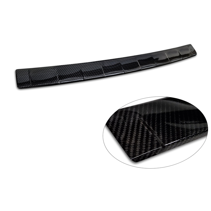 Echt 3D Carbon Achterbumperprotector  Jeep Avenger + e-Hybrid & EV 2023- 'Ribs'
