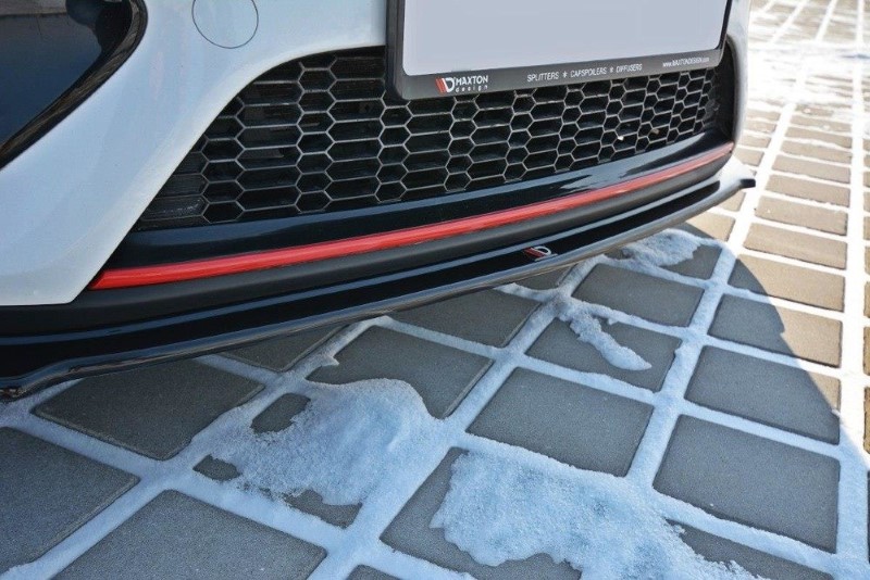 Voorspoiler Kia Cee'd / Pro Cee'd GT MK2 V.1 Glanzend Zwart