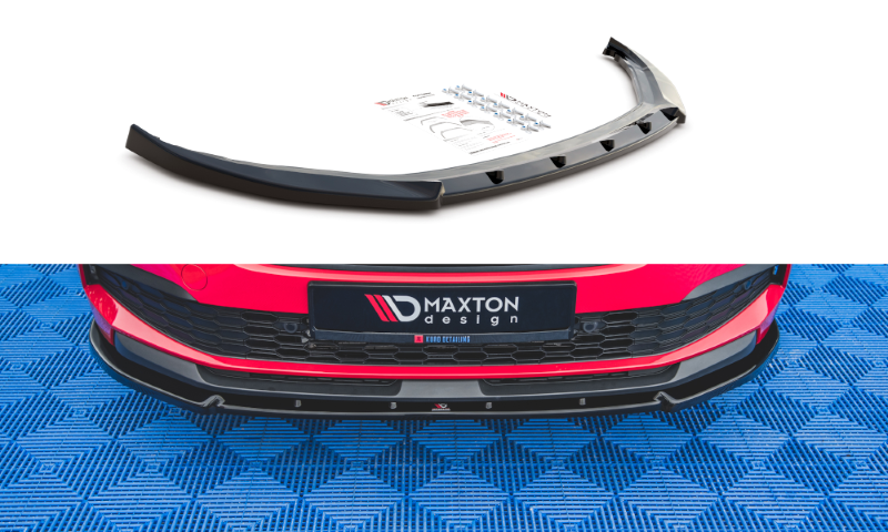 Voorspoiler Skoda Kamiq Maxton Design glans zwart V.2