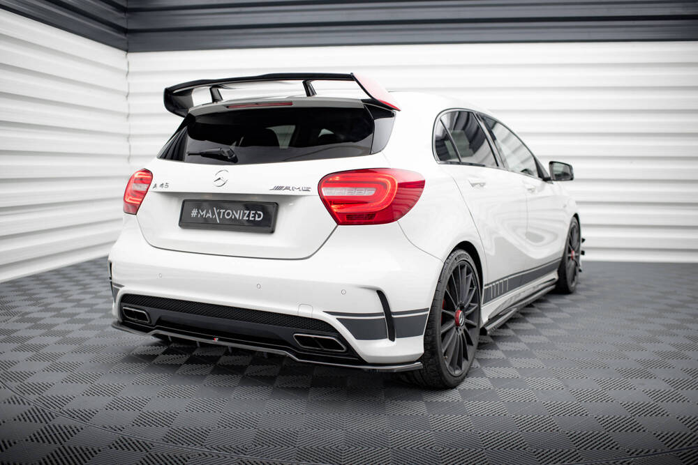 Diffuser Mercedes A45 AMG W176 Maxton Glans Zwart