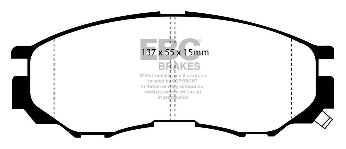 EBC Brakes MITSUBISHI BEDRIJFSWAGEN L 300 2.0 94-2002 Remblokken