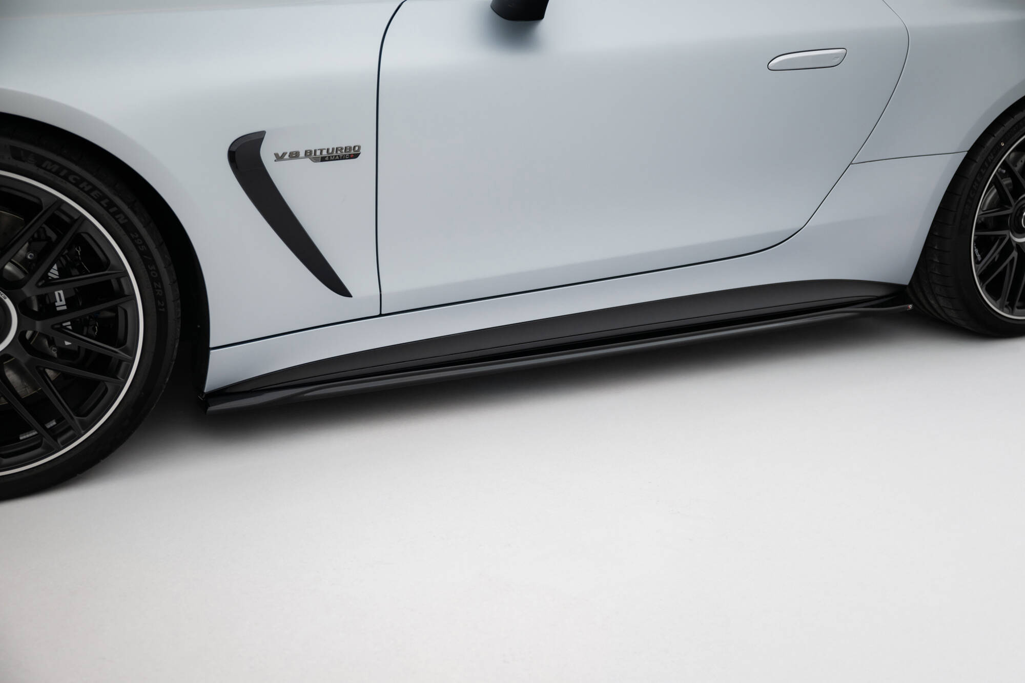 Zijskirts V.1 Mercedes-AMG GT 63 C192 Maxton Glanzend zwart