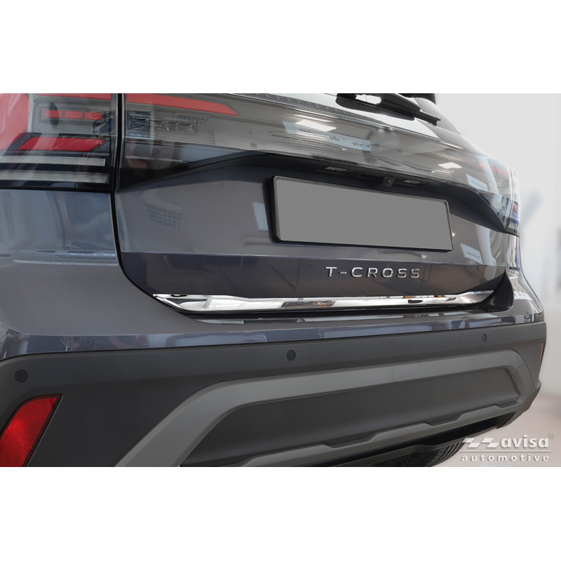 Avisa Chroom RVS Kofferbak Sierlijst  Volkswagen T-Cross 2019-2024 & Facelift 2024-