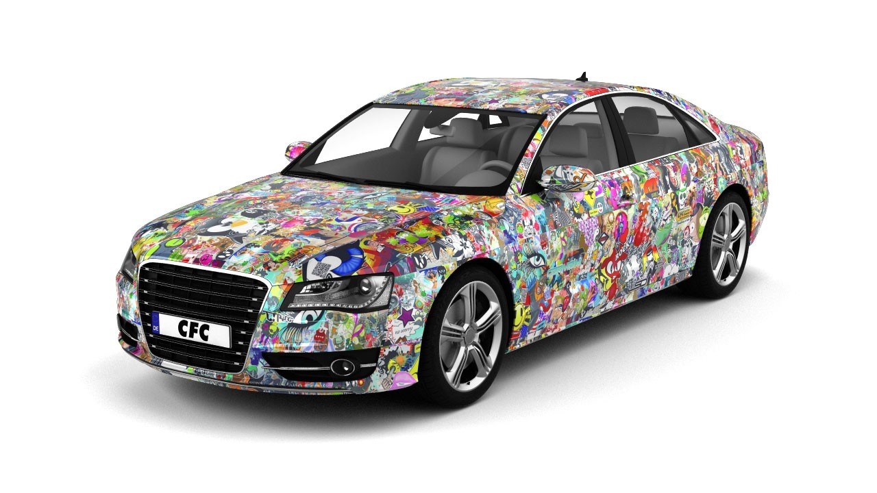 Car Wrap Folie CFC Stickerbom Color glans 150x300cm