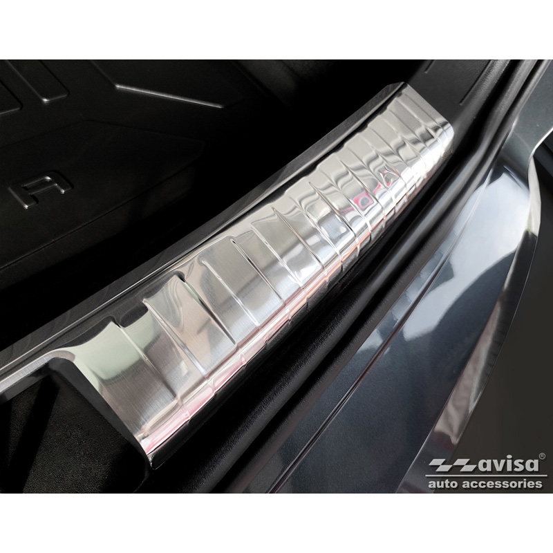 RVS Binnenste Achterbumperprotector  Seat Ateca 2016-2020 & FL 2020- incl. Cupra Ateca 2018- 'Ribs'