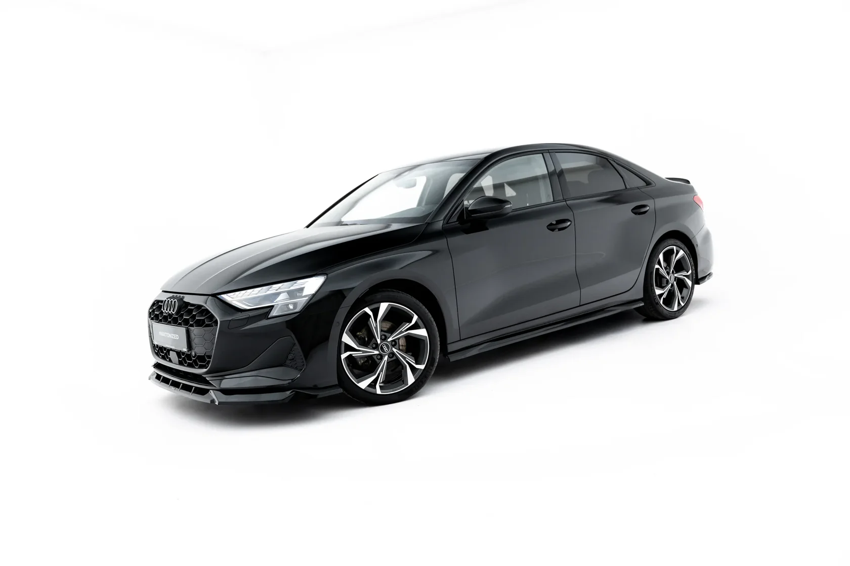 Bodykit Audi A3 Sedan 8Y Facelift Maxton Glanzend zwart