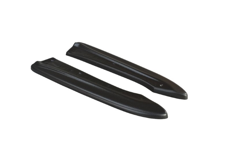Achterzij Spoilers Audi RS6 C6 Avant Glanzend Zwart