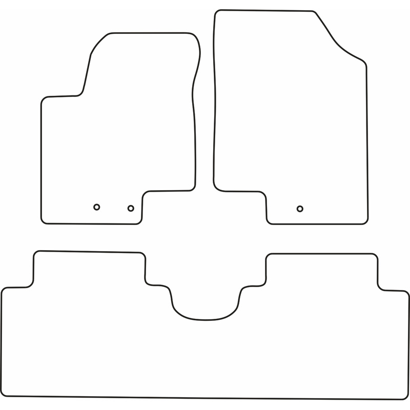 Automatten Velours  Hyundai ix20 2011-