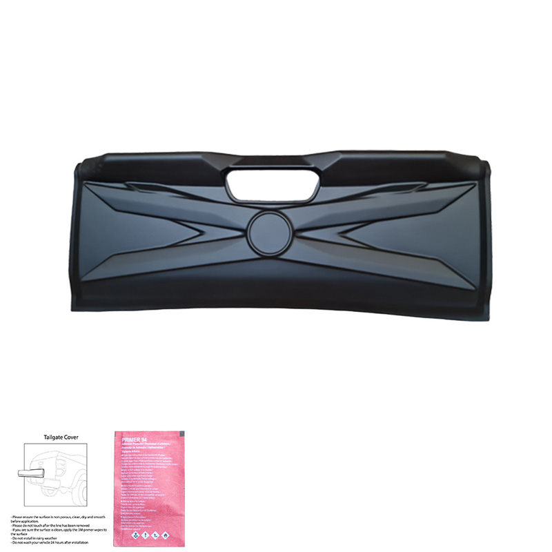 Achterklepcover  Mercedes X-Klasse W470 2017- - Matzwart