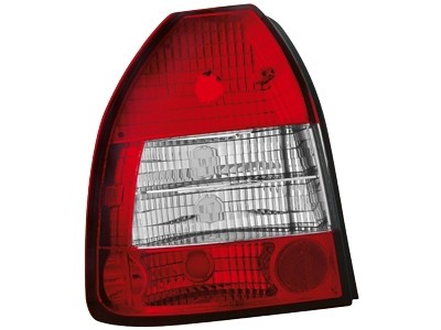 Achterlichten Honda Civic 96-01 3 deurs rood/wit