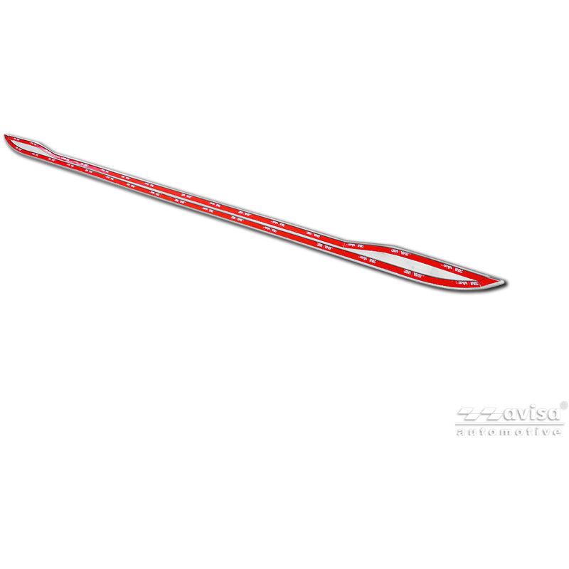 Avisa Geborsteld RVS Kofferbak Sierlijst  Toyota Yaris (P21) 2020-2024 & Facelift 2024-