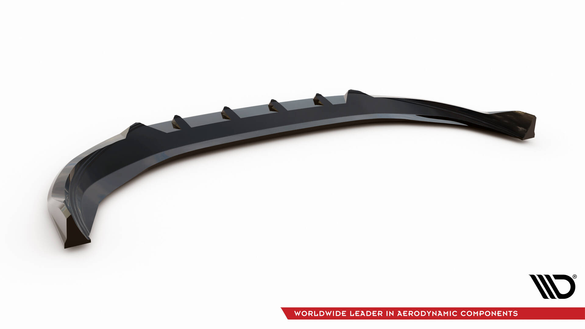 Voorspoiler V.2 Volkswagen Passat B9 Maxton Glanzend zwart
