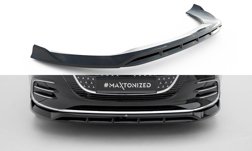Voorspoiler Mercedes-Benz V AMG-Line W447 Facelift 2 Maxton Glanzend zwart