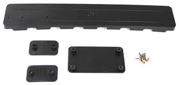 Grill RS Design Piano Black Audi A3 8P (2008-2012) embleemloos