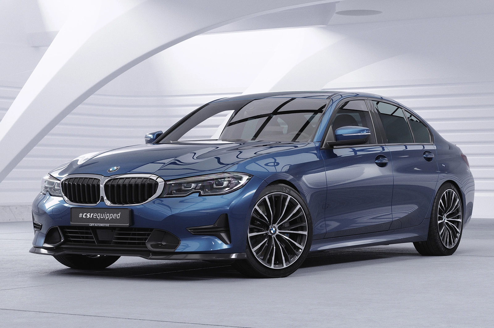 Voorspoiler BMW 3er (G20/G21) Limousine en Touring Glans Zwart – CSR Automotive