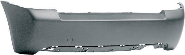 AchterBumper C2, 03-08 ZWART