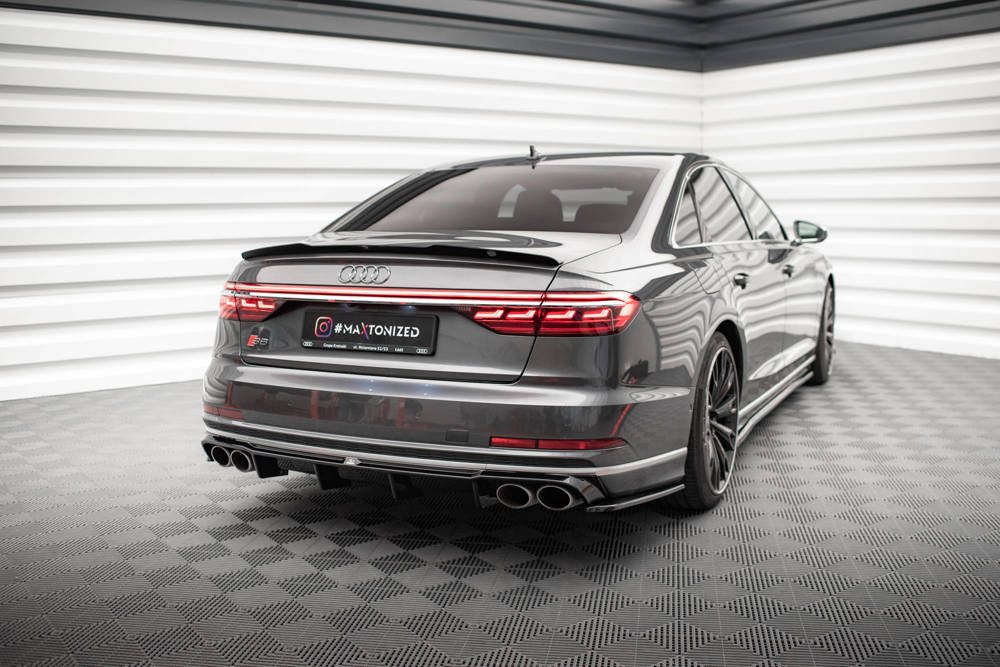 Zijdiffusers V.2 Audi S8 D5 Maxton Glans Zwart