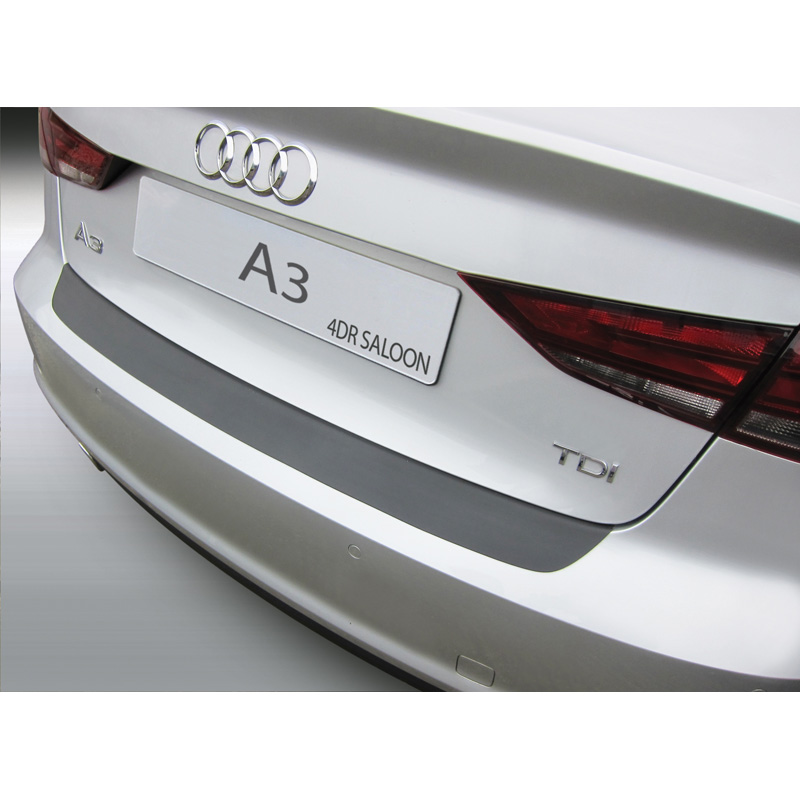 ABS Achterbumper beschermlijst  Audi A3/S3 8V Sedan 8/2013-4/2016 Zwart