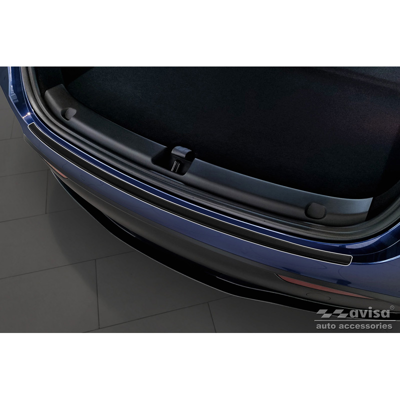 Matzwart RVS Achterbumperprotector  Tesla Model Y 2020-