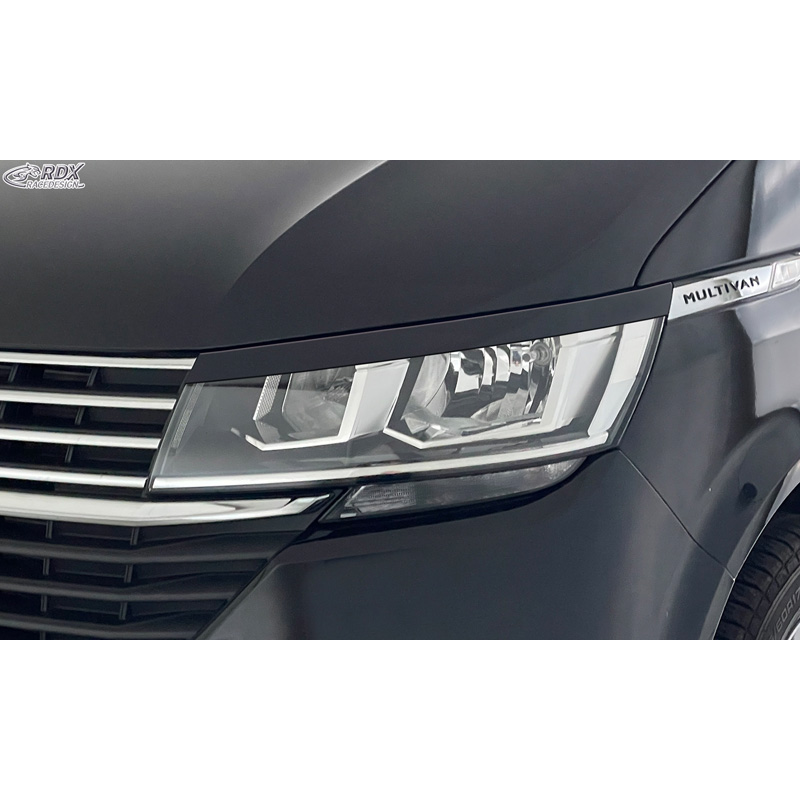 Koplampspoilers  Volkswagen Transporter T6.1 2021- (ABS)