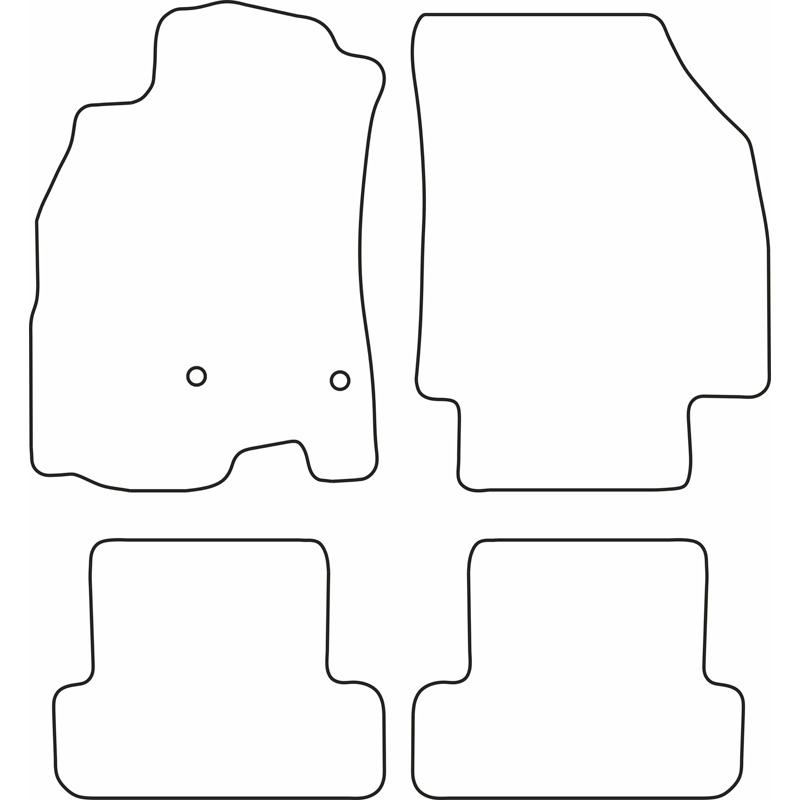Automatten  Renault Megane III 'Bose' 2011-2015
