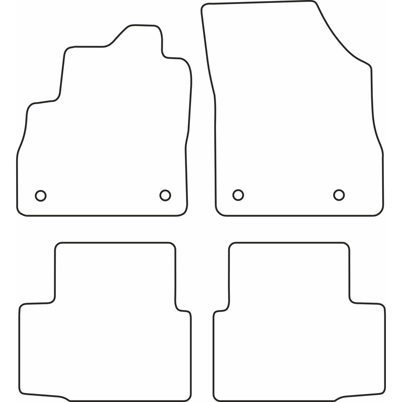 Automatten  Opel Astra K 2015-2021