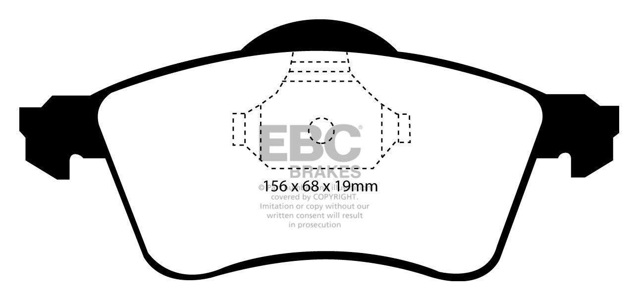 EBC Brakes VW Caravelle 2.5 TD 98-99 Remblokken voorzijde