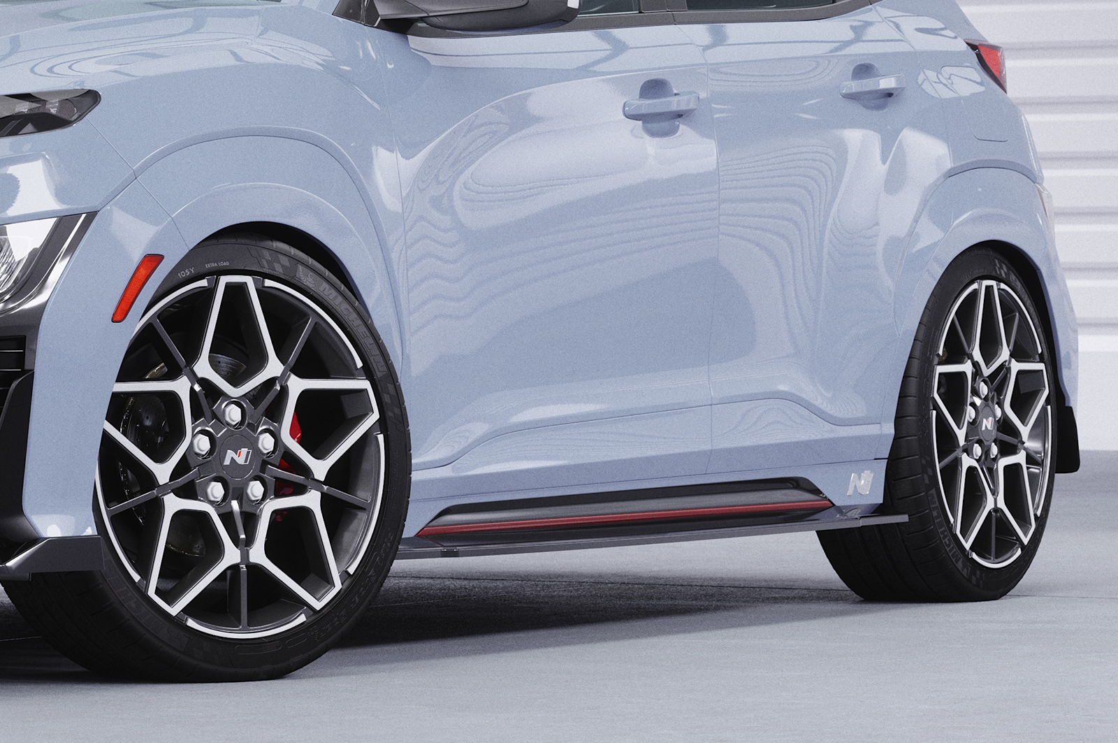 Zijskirts Hyundai Kona N/N-Lijn